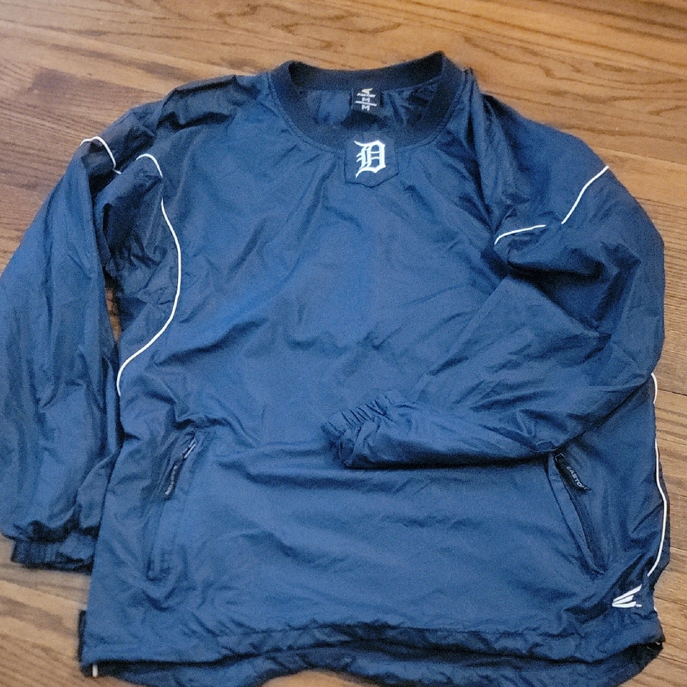Detroit TIGERS Easton Navy Jacket with White Logo